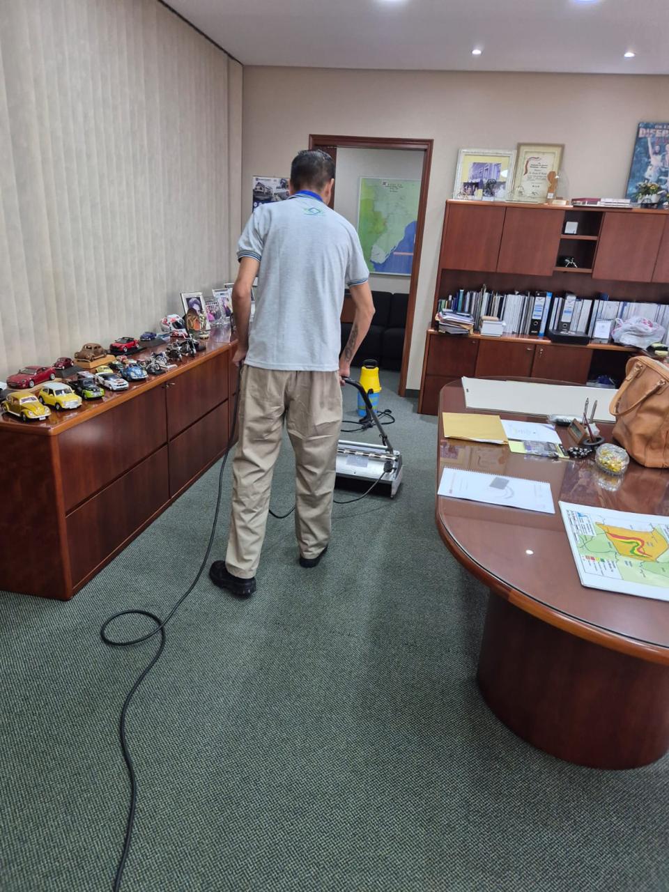 Trabajo realizado por Tecnoclean en oficinas de Chacomer